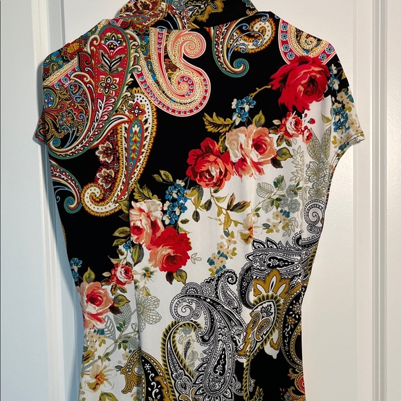 Cache - Floral Paisley Women's Top - Picture 5 of 5